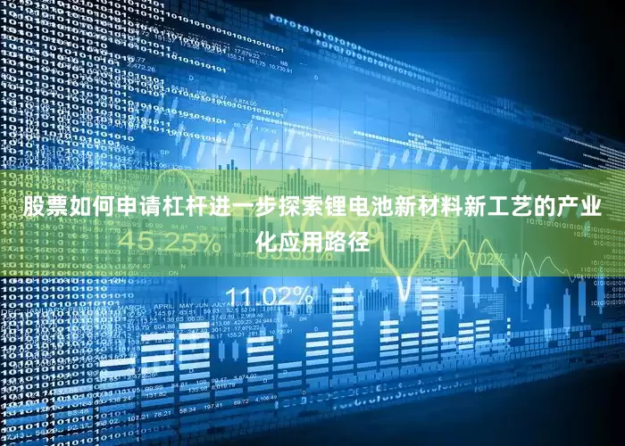 股票如何申请杠杆进一步探索锂电池新材料新工艺的产业化应用路径